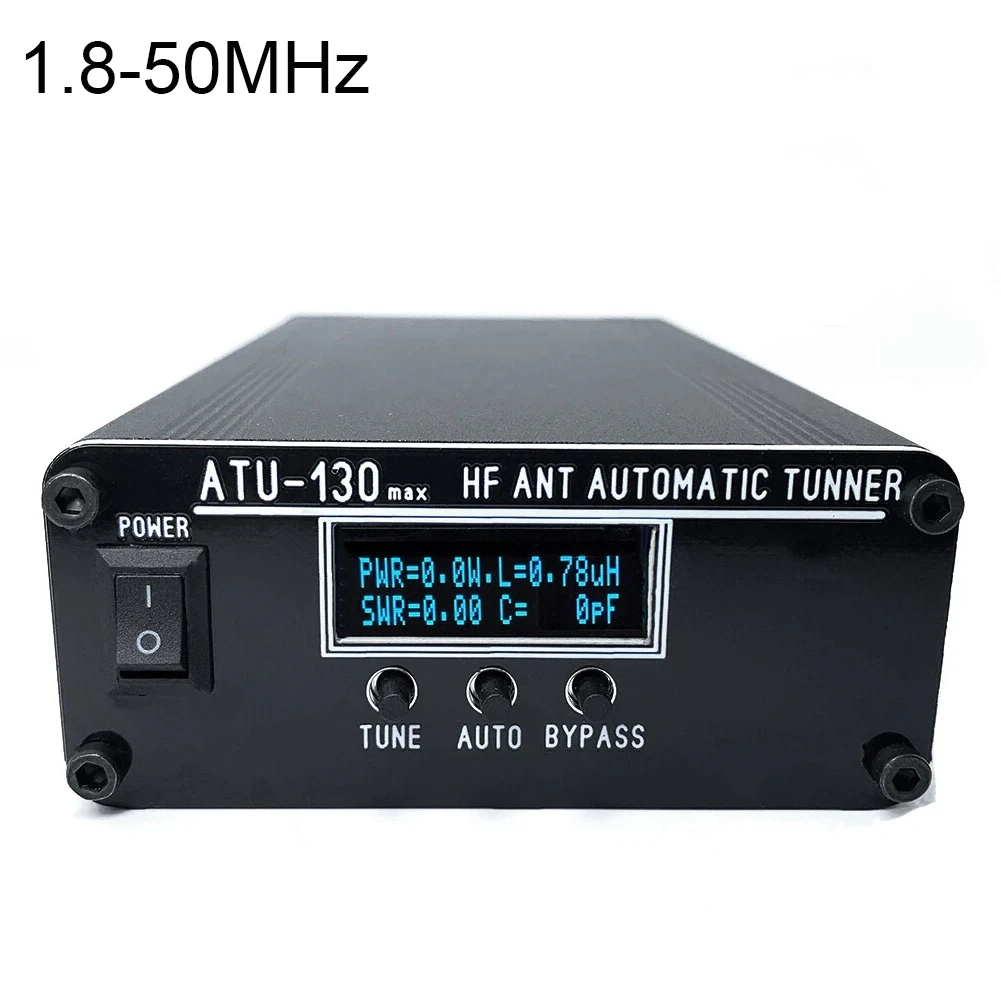 ATU-130 MAX 1.8-50MHz 200W Automatic Antenna Tuner Shortwave Antenna Tuner Update Version of ATU-100
