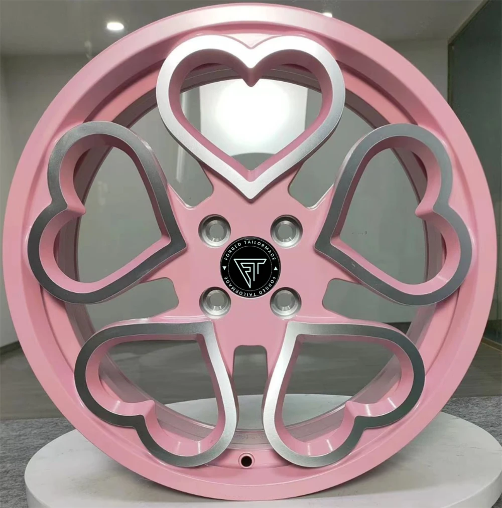 Llantas forjadas con corazones 5x112 Llantas de 19 pulgadas 14 Para Autos R18 Ruedas de aleación en forma de corazón 17 Mustang