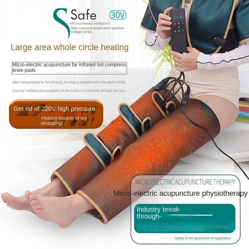 

Pulse acupuncture and moxibustion Sweat and Leg Beauty Massage Long Leg Belt Far Infrared Heat Hot Pack Warm Physical Therapy