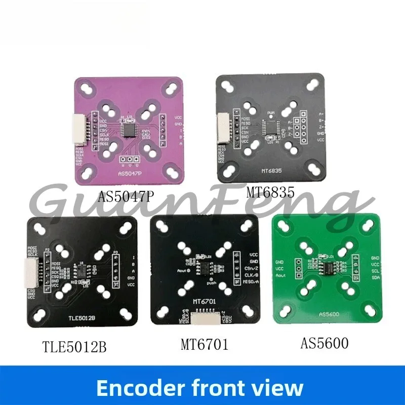 

AS5600/AS5047P/MT6701/TLE5012B/MT6835 Encoder with Magnet, Schematic & Source Code Provided