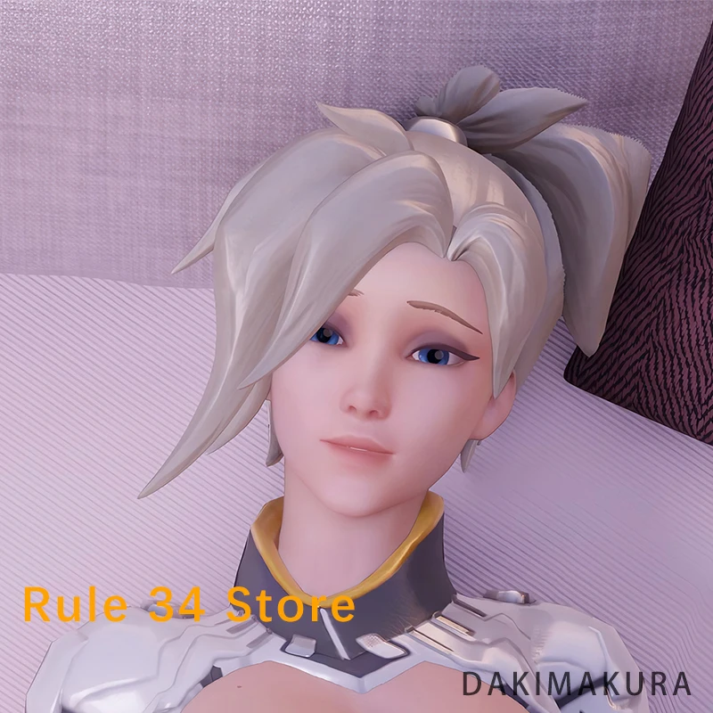 Dakimakura Overwatch Mercy 2WAY وسادة حالة العناق.. أنيمي وسادة غطاء الوسادة هدية #2