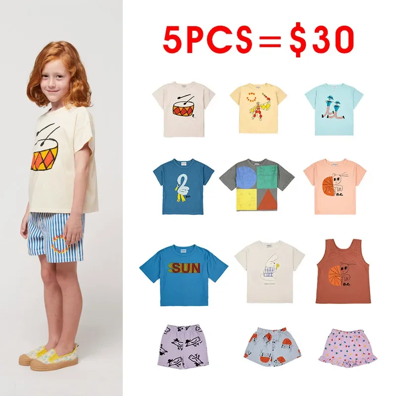 

Clearance T Shirt 2024 Brand Summer Kids Clothes Girls Pants Skirts Baby Children's Short Sleeve T Shirts Skirts Clothings Top