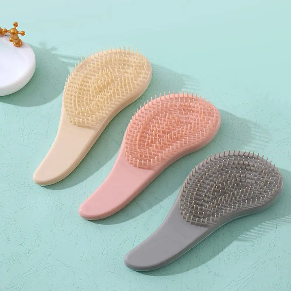 Multifunction Portable Marbled Soft Tooth Comb Smooth Detangling Massage Comb Anti-static Ins Hair Styling Tools Salon