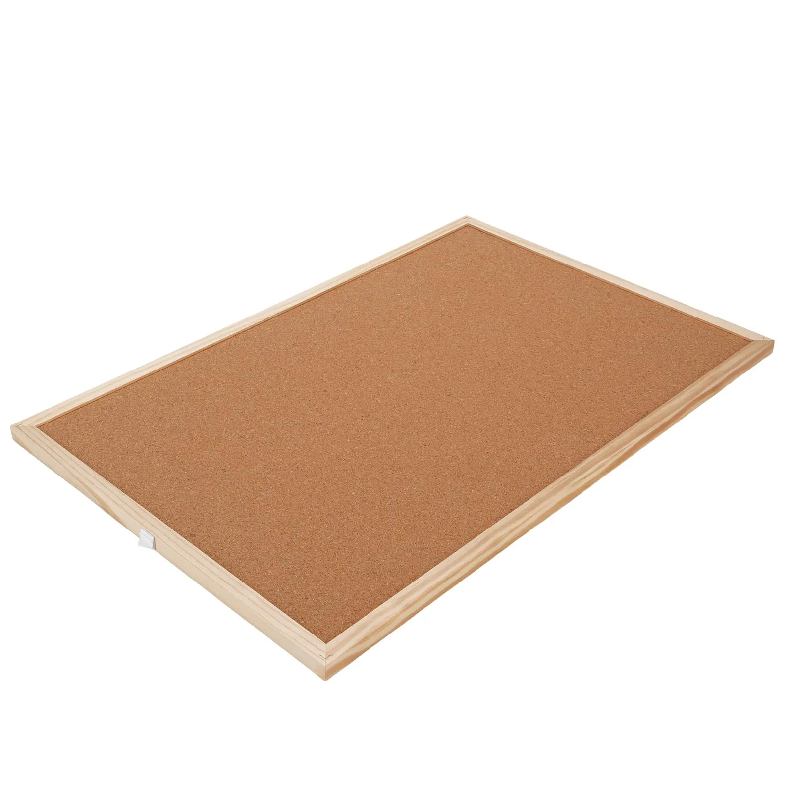 

Пробковая доска с деревянной рамой, пробковая доска 40x60 см, двусторонняя деревянная рамка, пробковая доска для объявлений для офиса, школы, дома