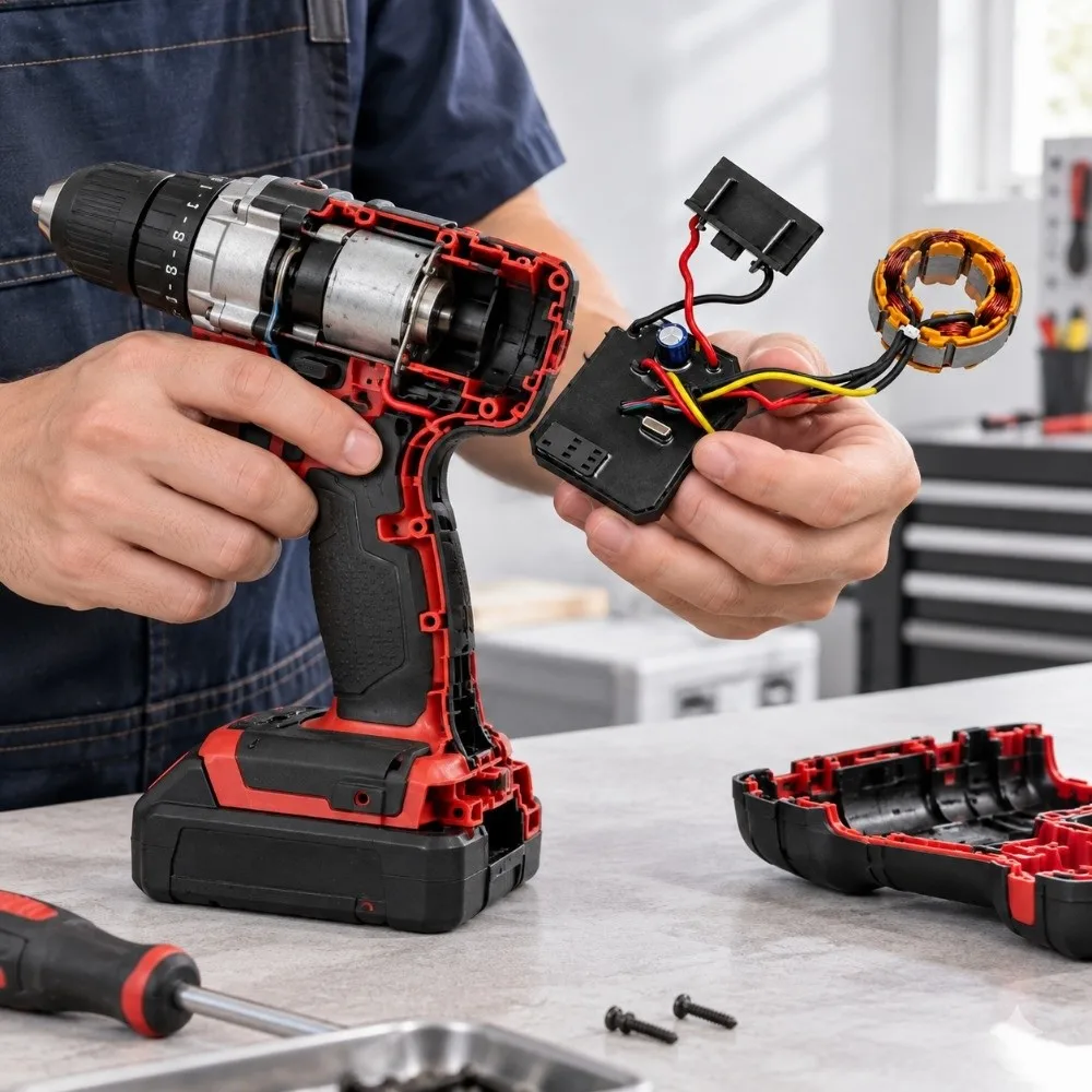 Brushless Motor Brushless Motor Stator Cordless Design 21V Voltage Drill Control Board for Dayi Style Electric Drill