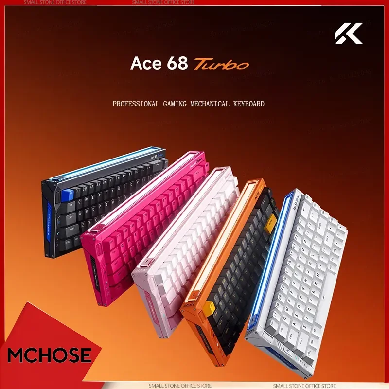 

Mchose Ace 68 Turbo Magnetic Shaft Mechanical Keyboard 16k Gaming Esports Full Aluminum Keyboard - Birthday Gift For Boys