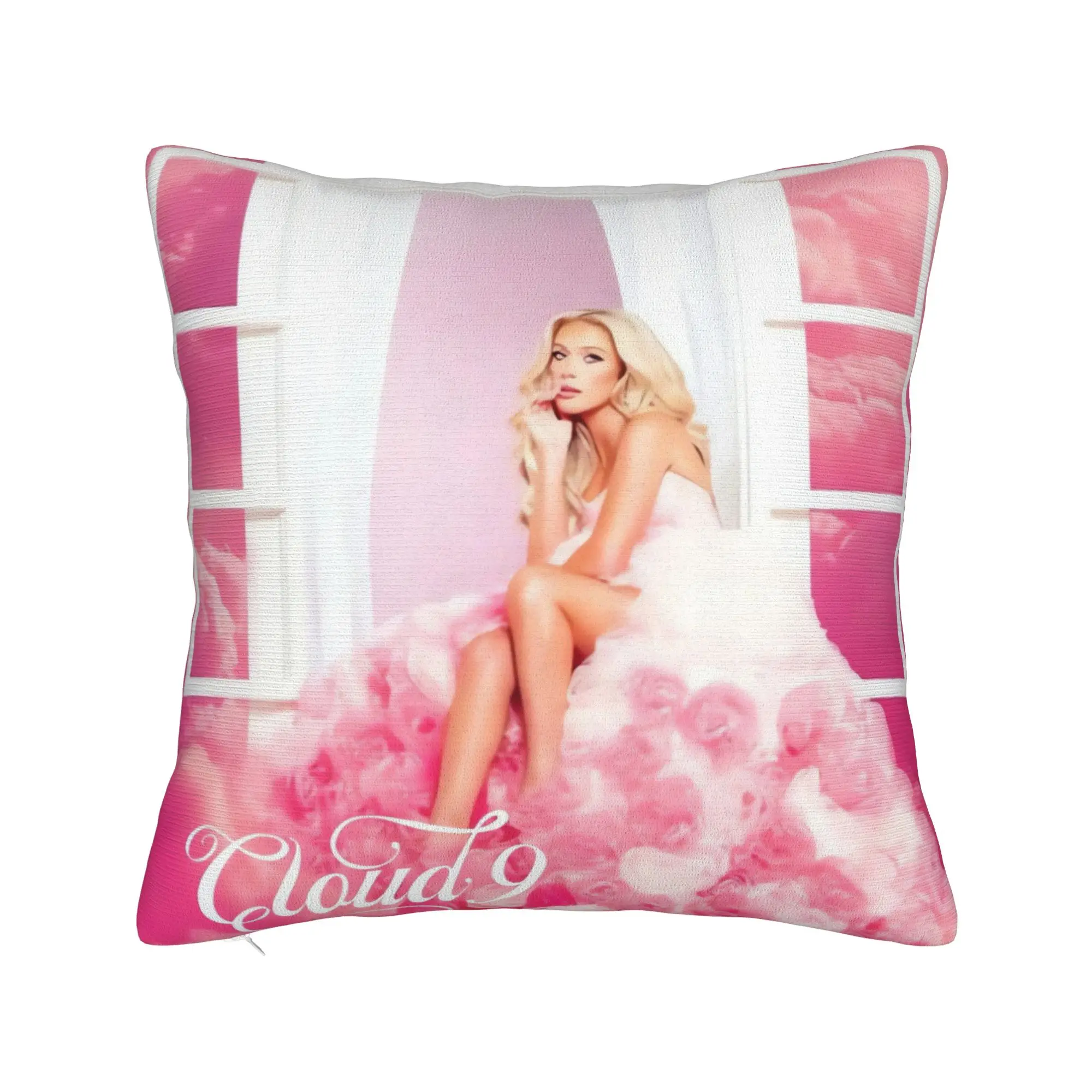 Office Megan Moroney Singer Cloud 9 Album Pillow Case  Comfy Pillow Cover For Living Room Bed Chair Retro Trendy Pillowcases