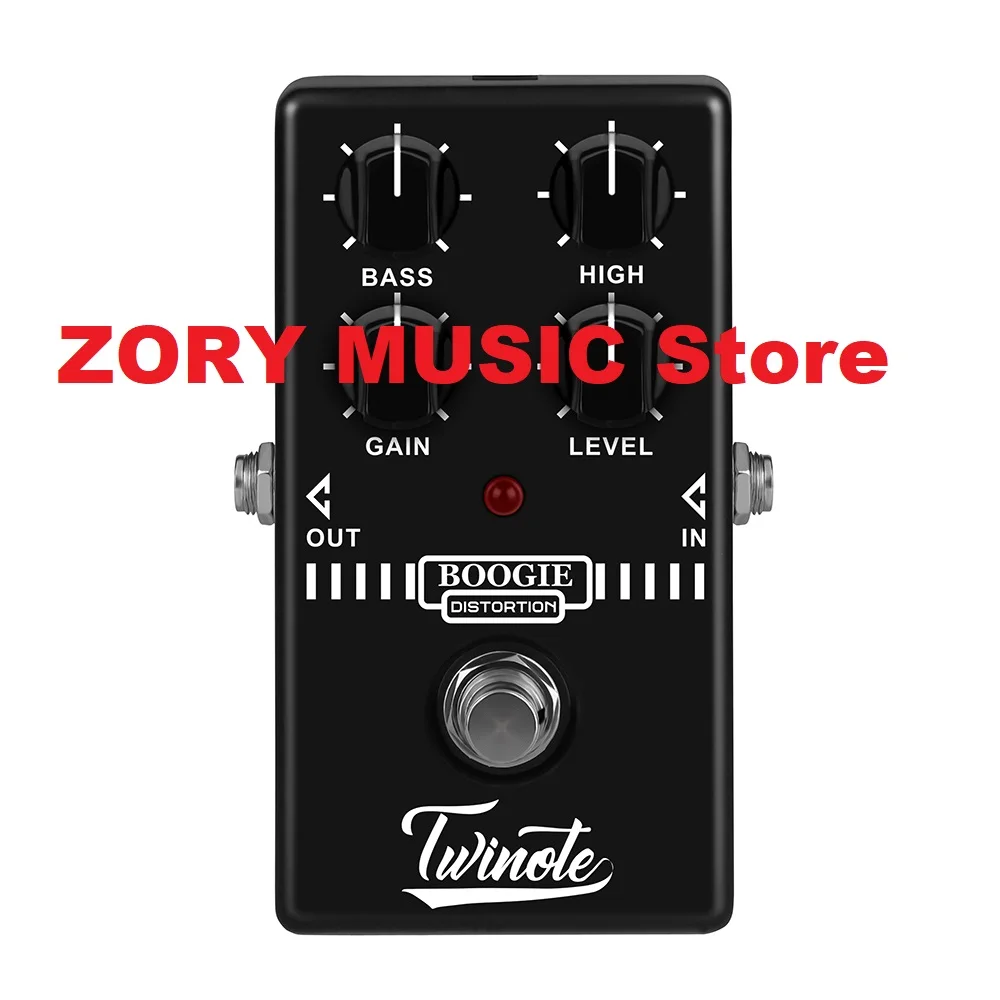 

Twinote Boogie Dist Guitar Distortion Effect Pedal Analog Old School Distortion Amplifier Simulator Booster Guitar Accessories