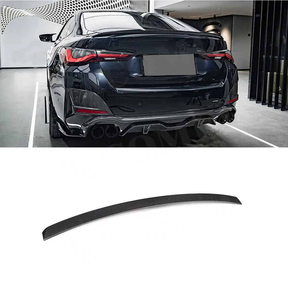 

VACOMUL Rear Roof Spoiler Trim Sticker Spoiler Trunk Wings for BMW 4 Series G26 M Sport Sedan 2020+ Car Styling Dry Carbon FRP