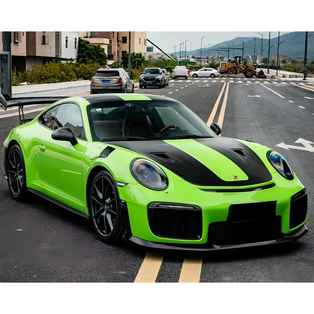 

Подходит для замены и установки GT New Dry, капот двигателя из углеродного волокна, комплект кузова для Porsche 911 991.