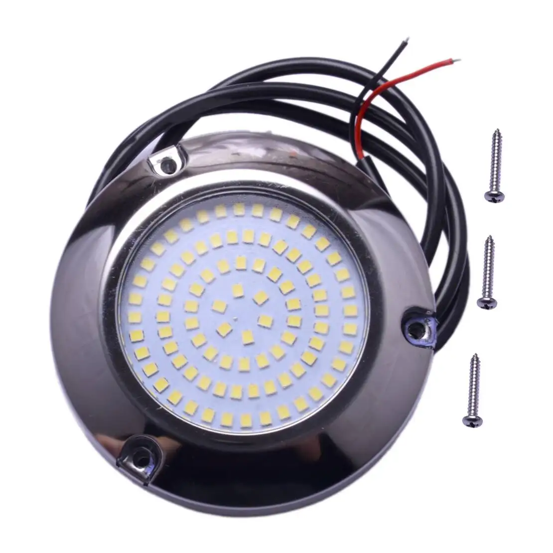 Universal White Light 90LED Underwater Pontoon Marine Boat Camper trailer Caravan RV Transom Light IP68 10-30V