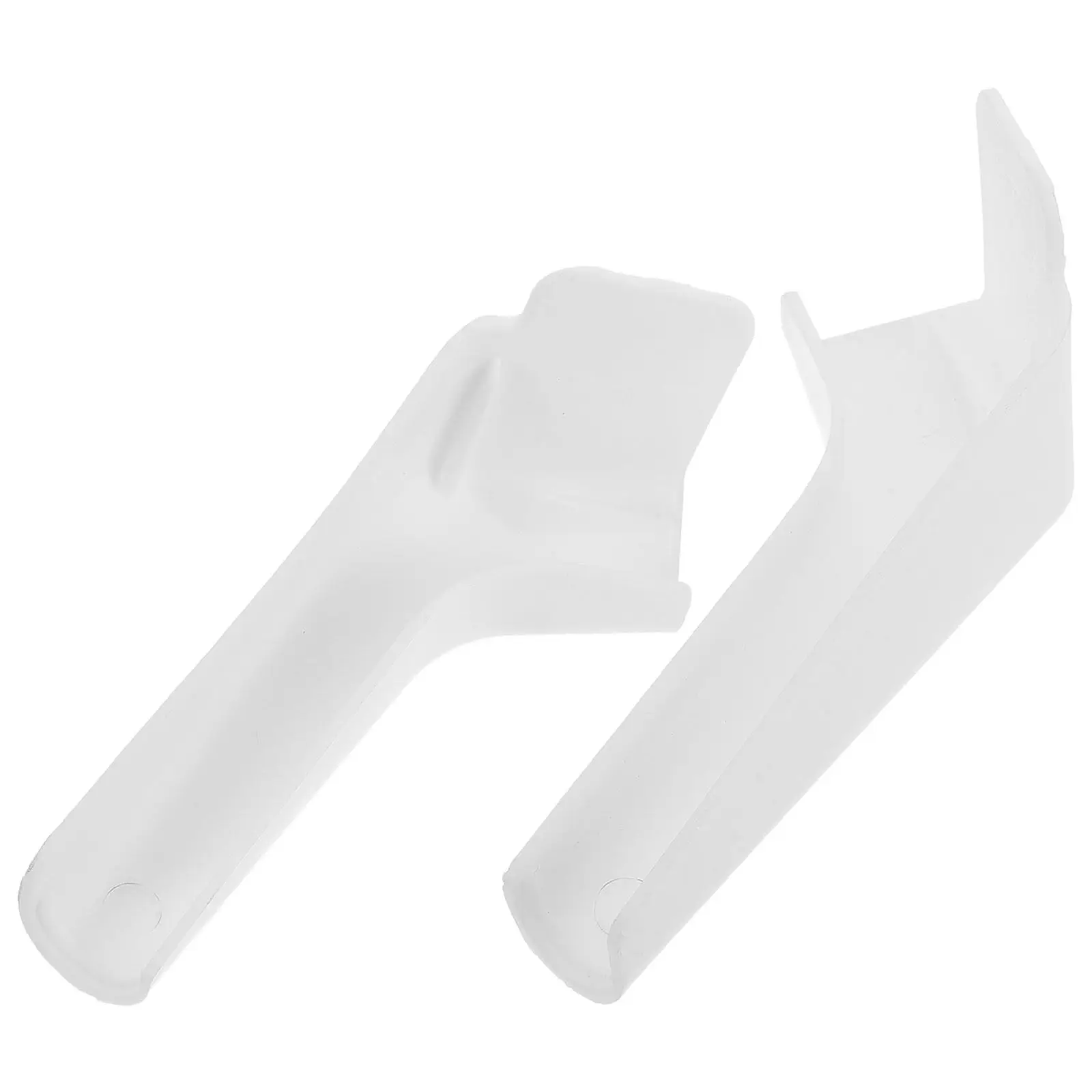 2Pcs Rv Roof Water Drainage Outlet Plastic Accessories White Color Left Right Covers for Rain Gutter Spouts Preventing Water