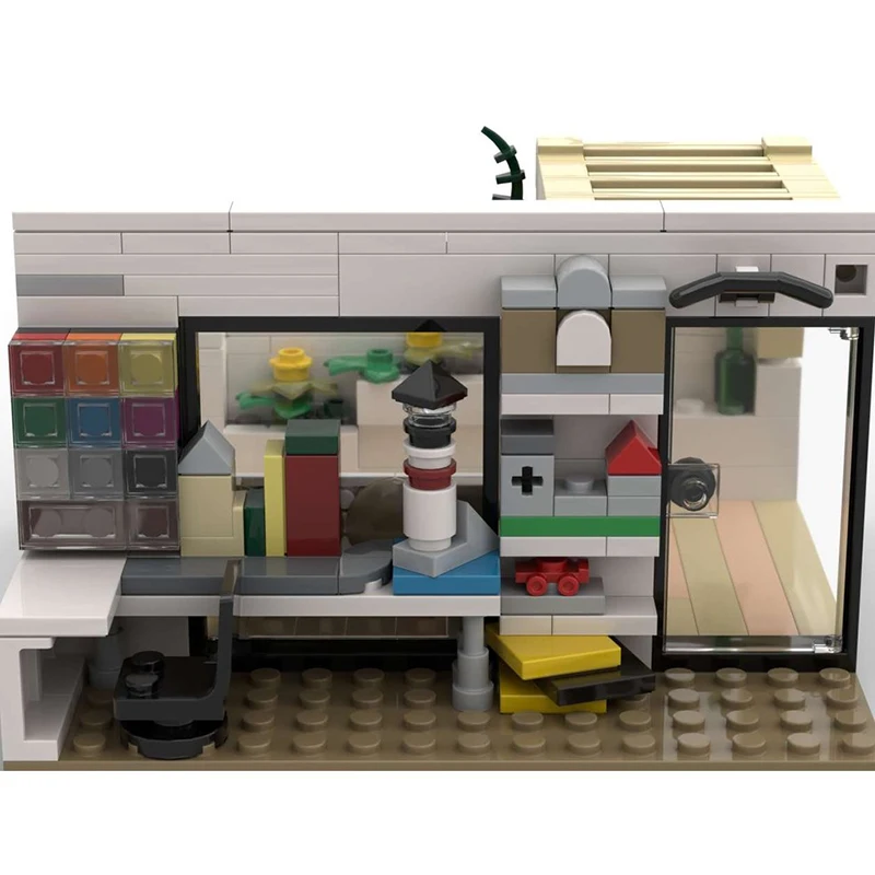 Klocki konstrukcyjne Moc Budynki Restauracje Sushi Technologia Modularne Miejskie Widoki Uliczne Model Klocki Prezenty Zabawki Świąteczne Zestawy DIY Montaż