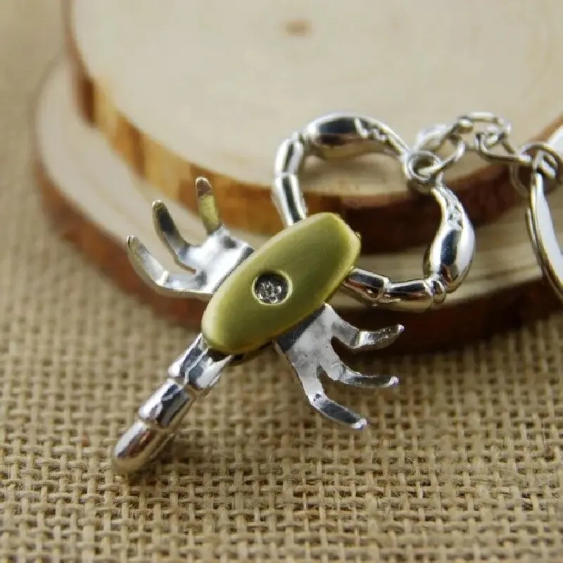 3D scorpion keychain key ring high quality animal key chain key holder llaveros hombre creative portachiavi chaveiro bag charm