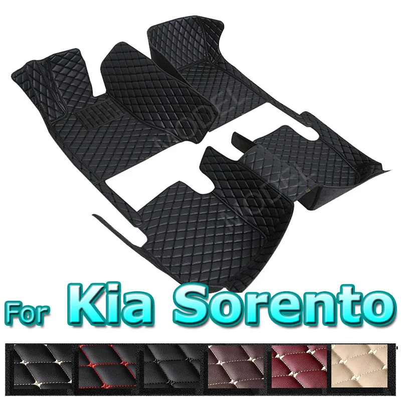 

Car Carpet Floor Mat For Kia Sorento MQ4 2021 2022 2023 Waterproof Leather Cat Floor Mats Tapetes Para Automovil Car Accessories