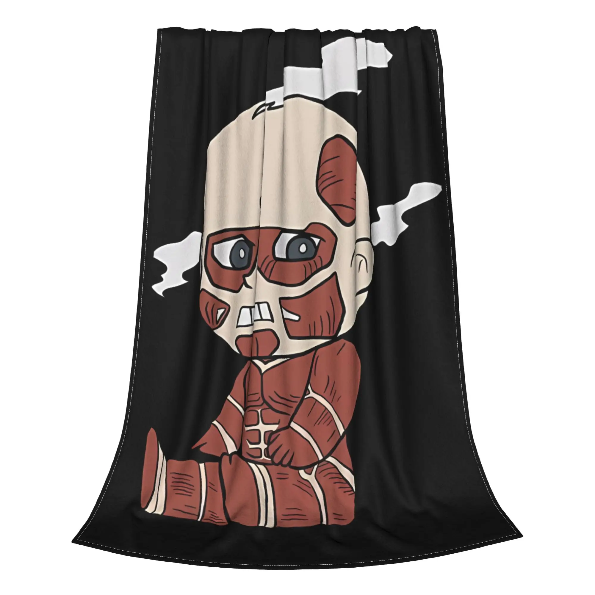 1PC Colossal Titan aAttack on Titan Home Room Decorations Winter Blankets For Adults Bedding Home Interior Sofa Knee