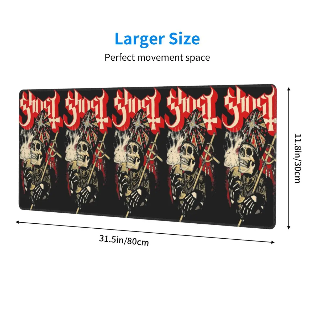 Large Mouse Pad Swedish Rock Band Horror Ghost Gamer PC Laptop Mats Keyboard Carpet Computer Gaming Office Accessories Desk Mat