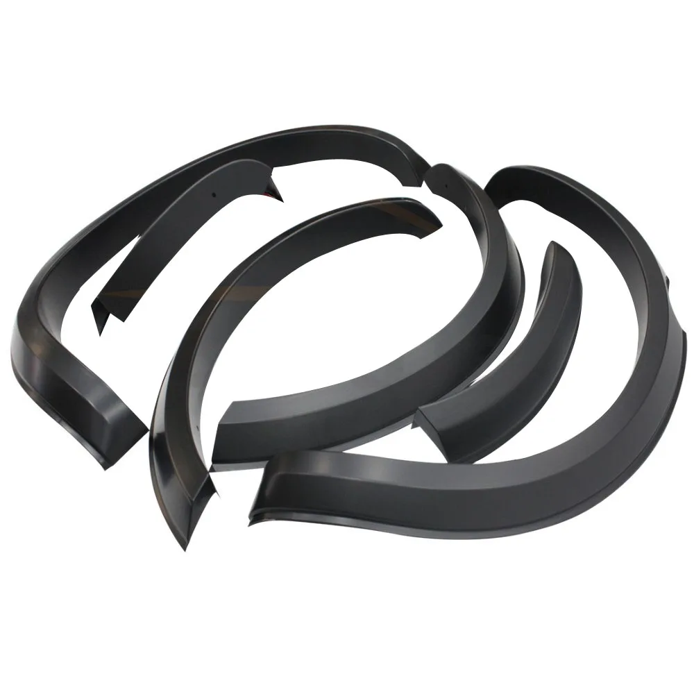 Wheel Arch Mudguards Fender Flares For ISUZU Mu-x 2017 2018 2019 2020 MUX MATTE BLACK COLOR