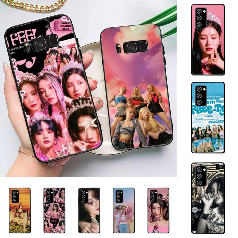 Kpop G-GIDLE band Phone Case For Samsung Note 8 9 10 20 pro plus lite M 10 11 20 30 21 31 51 A 21 22 42 02 03