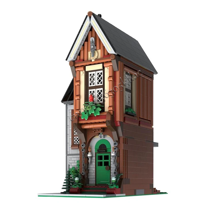 Nuove 1687 parti MOC City Street Views Modulari Fairy House Building Blocks Fai da te Assemblaggio educativo Giocattoli per bambini Regalo di Natale