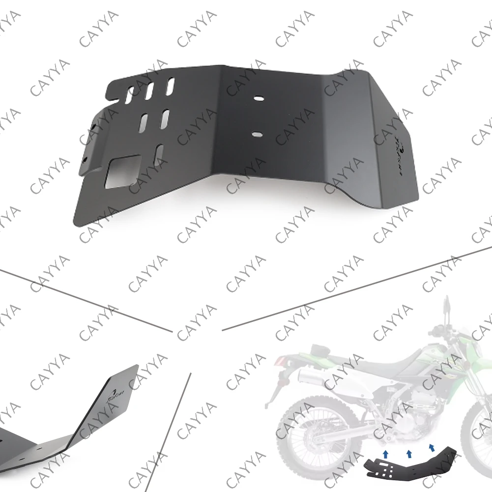 For Kawasaki  D-TRACKER-X KLX250 KLX 250S SF KLX300 KLX300R SM Skid Plate Base Engine Chassis Guard Engine Bash Protection