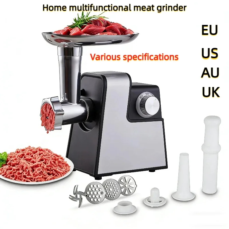 Home meat grinder, fully automatic stainless steel chili and garlic sausage filling machine, home kitchen machine