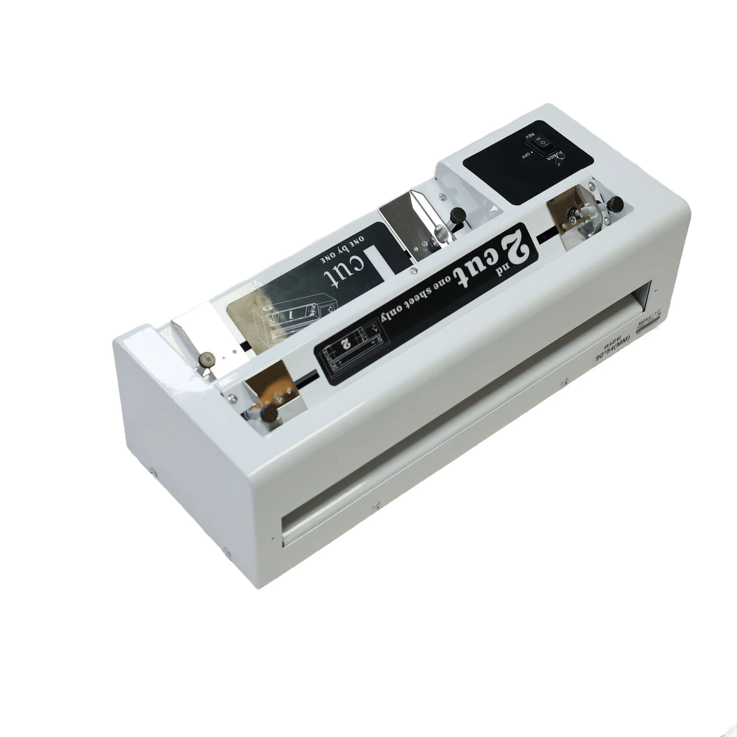 

High Precision QG-02 Electric Card Cutter Machine - PVC & A4 Paper Cutting Desktop Equipment