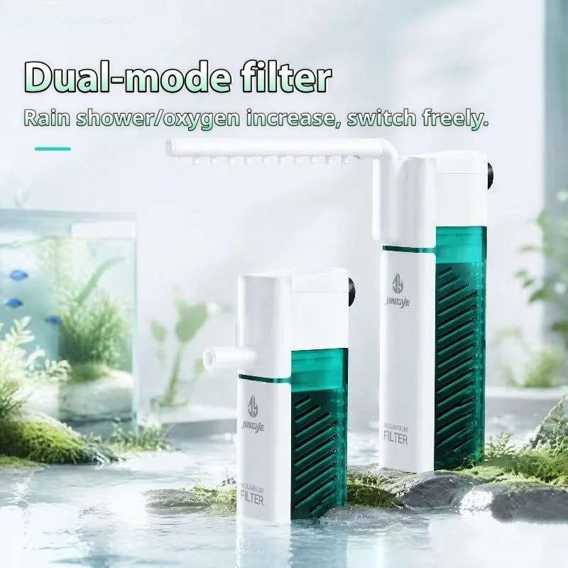 3-in-1 Fish Tank Filter Water Purification Cycle Turtle Oxygen Pump Filtration System Mute 220-240V Aquarium Care Equipment