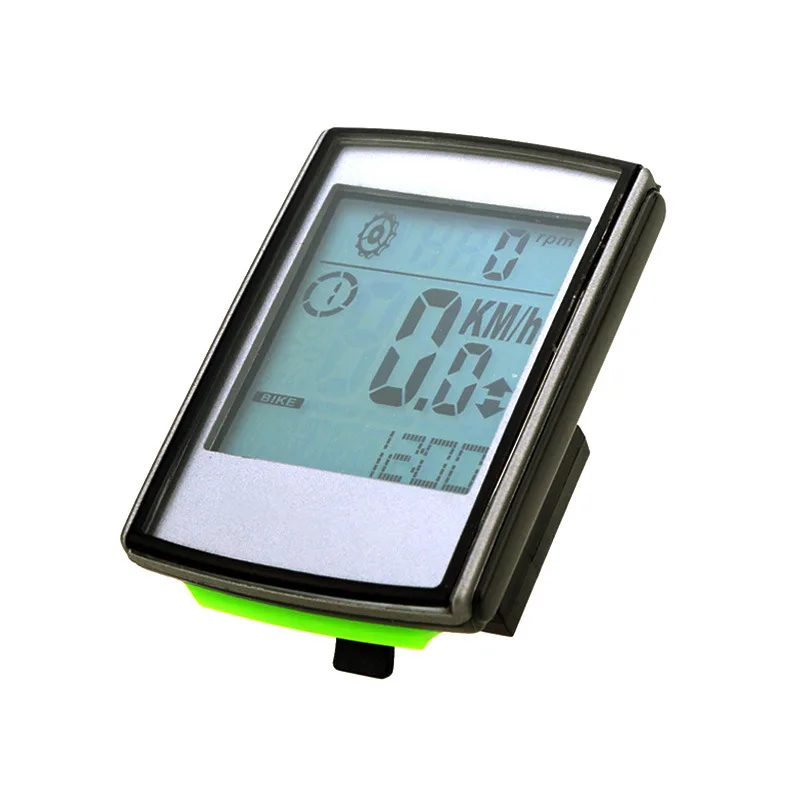 

2-in-1 bicycle code meter speed pedal frequency luminous waterproof English