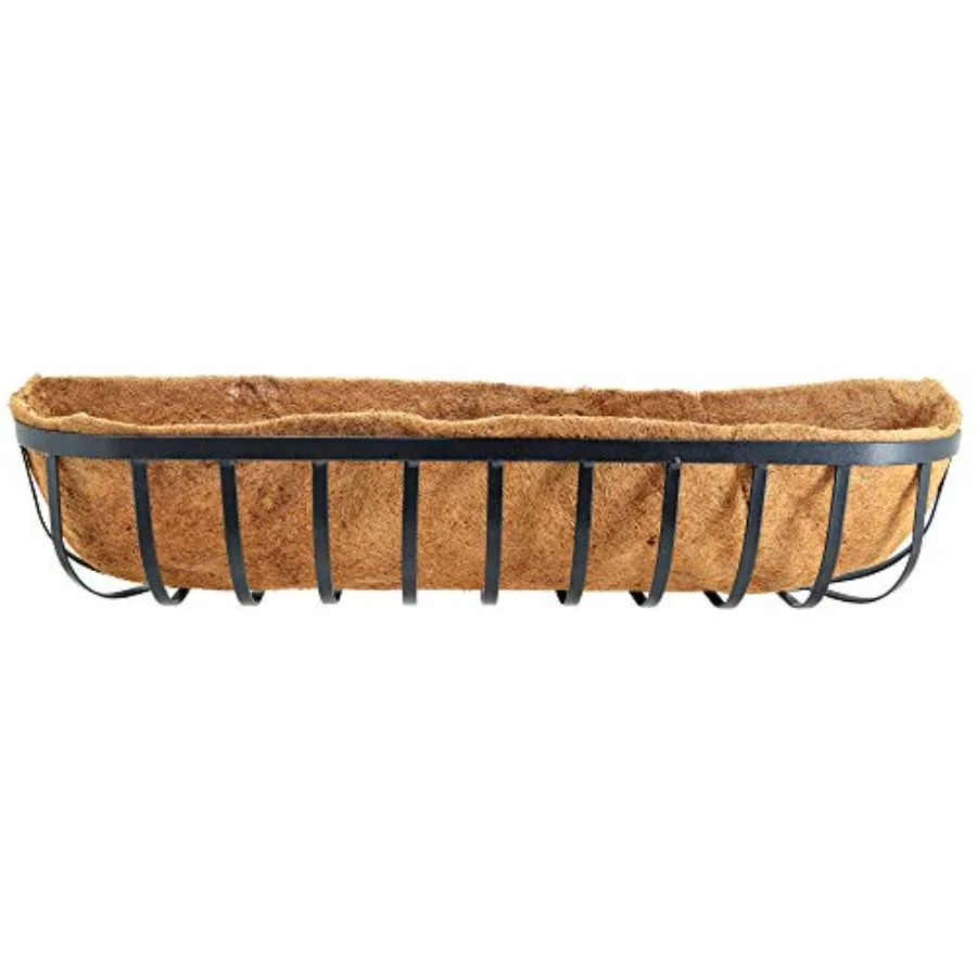 

Hanging Window Basket Metal Trough, 36-inch
