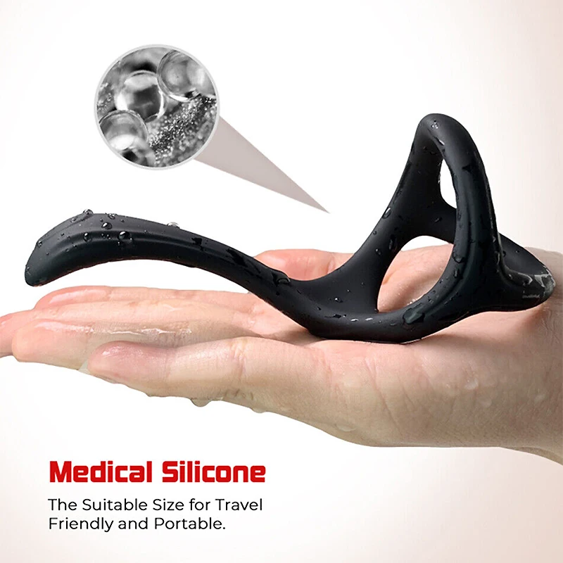 قابلة لإعادة الاستخدام سيليكون القضيب الدائري للرجال ، تأخير القذف ، خاتم القضيب ، ديك المكبر ، أقوى الانتصاب ، حلقات قابلة لإعادة الاستخدام ، لعبة الجنس #3