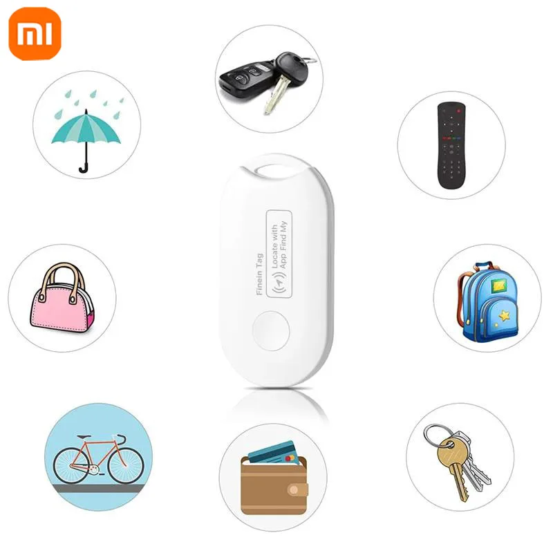 XIAOMI GPS Locator Mini Smart AirTag Works iPhone Find My APP Anti-Lost Reminder Device Tracker for Car Wallet Key Pet Finder