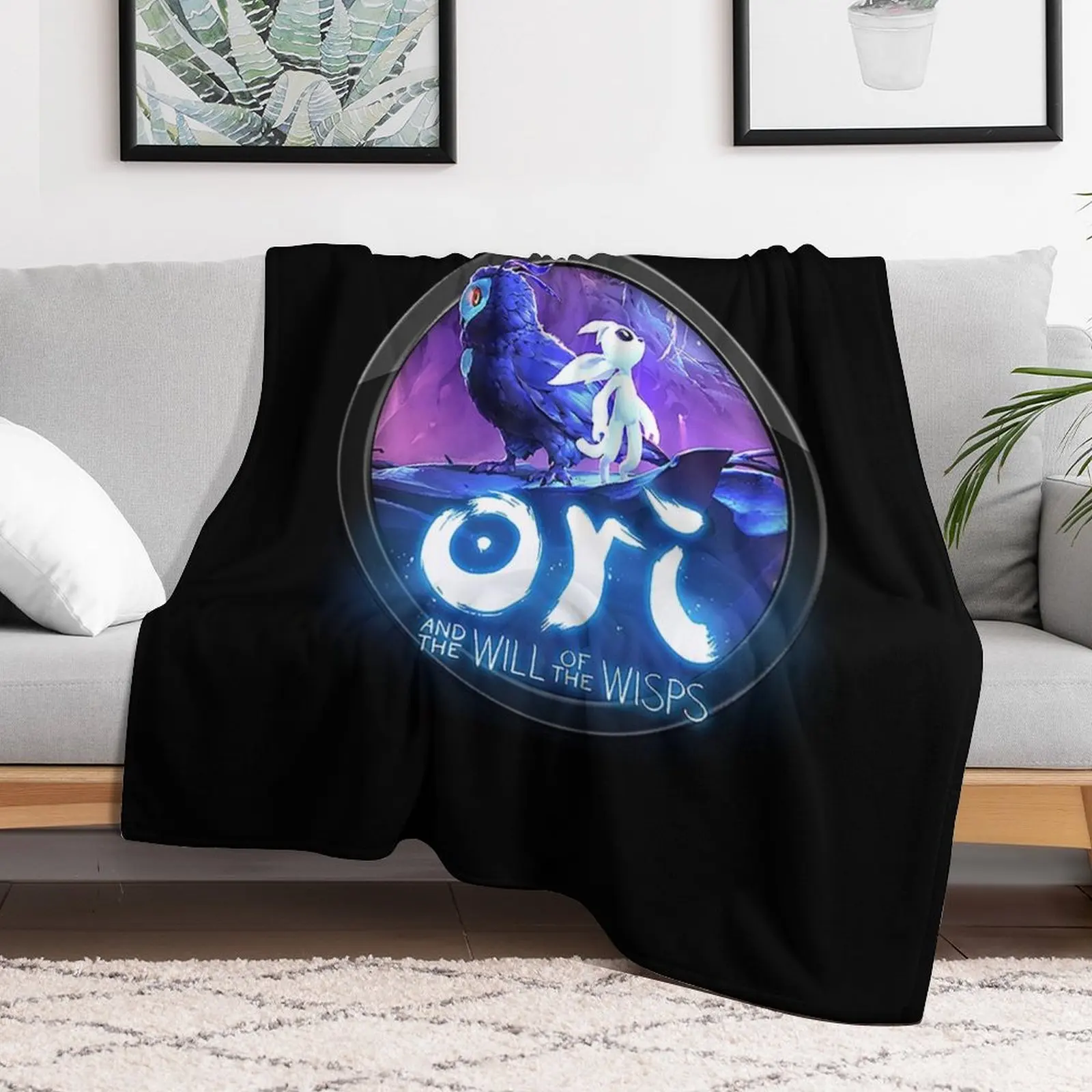 ori and the will of the wisps Throw Blanket Flannel sofa bed Luxury Brand Blankets