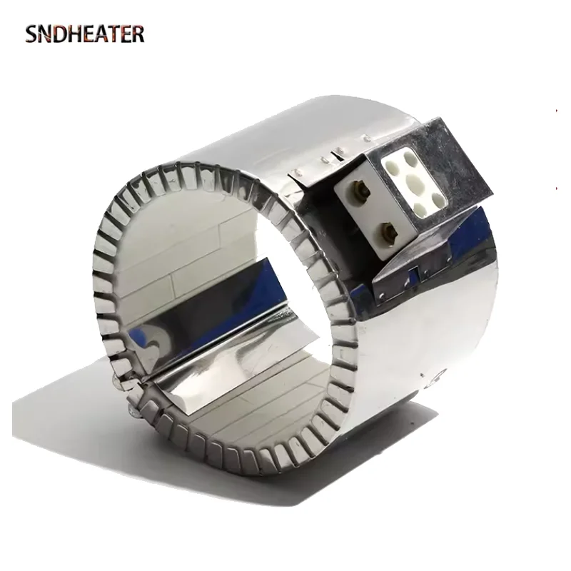 SNDHEATER Высокотемпературная нагревательная катушка из литого алюминия, медная нагревательная пластина 48 В, 120 В, 220 В, 380 В, 120 мм, 175 мм, 200 мм для экструдера