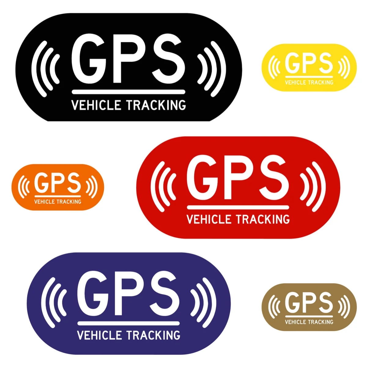 

GPS Vehicle Tracking Car Stickers Cover Scratches Window Vinyl Decal for Motorcycle Laptop Phone Helmet Decoration