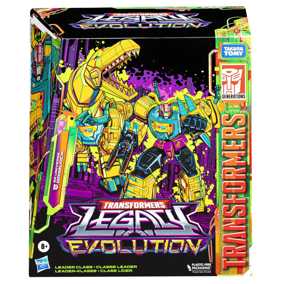 Hasbro-Transformers Legacy: Evolution G2 Universe, Grimlock Toy Modelo, Presente Anime, Action Figures, Coletar Frete Grátis, Novo