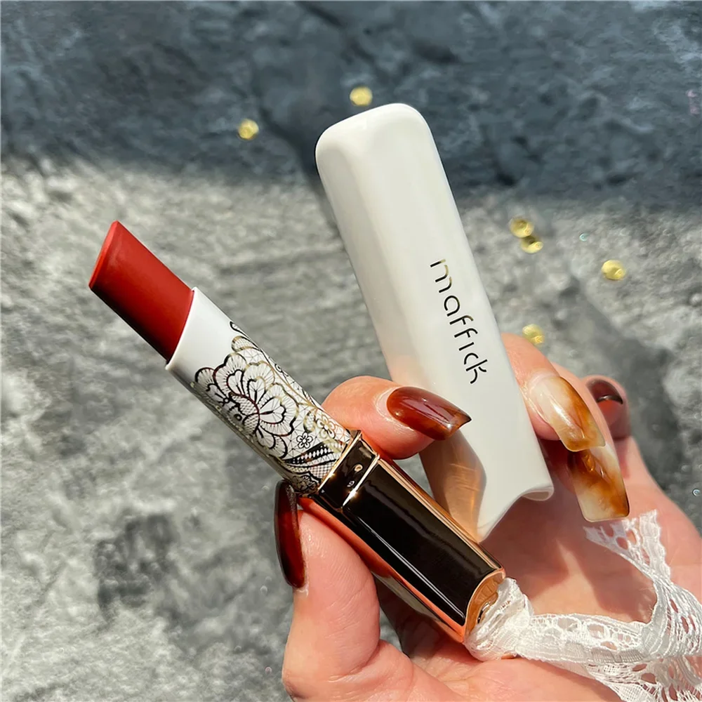 Rouge à lèvres hydratant et soyeux, papier longue durée, antiadhésif, brume légère 256, maquillage doux