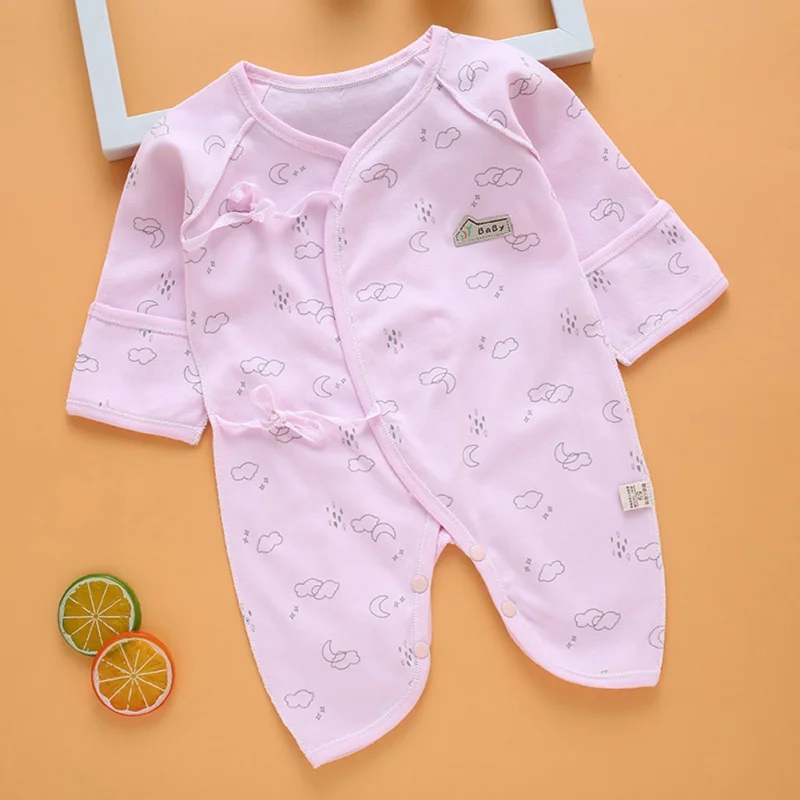 Autumn Baby Jumpsuit for Newborn Clothes Boys Overalls Romper Cotton 0-3 Months Girls Costume Printed Pajamas Clothes