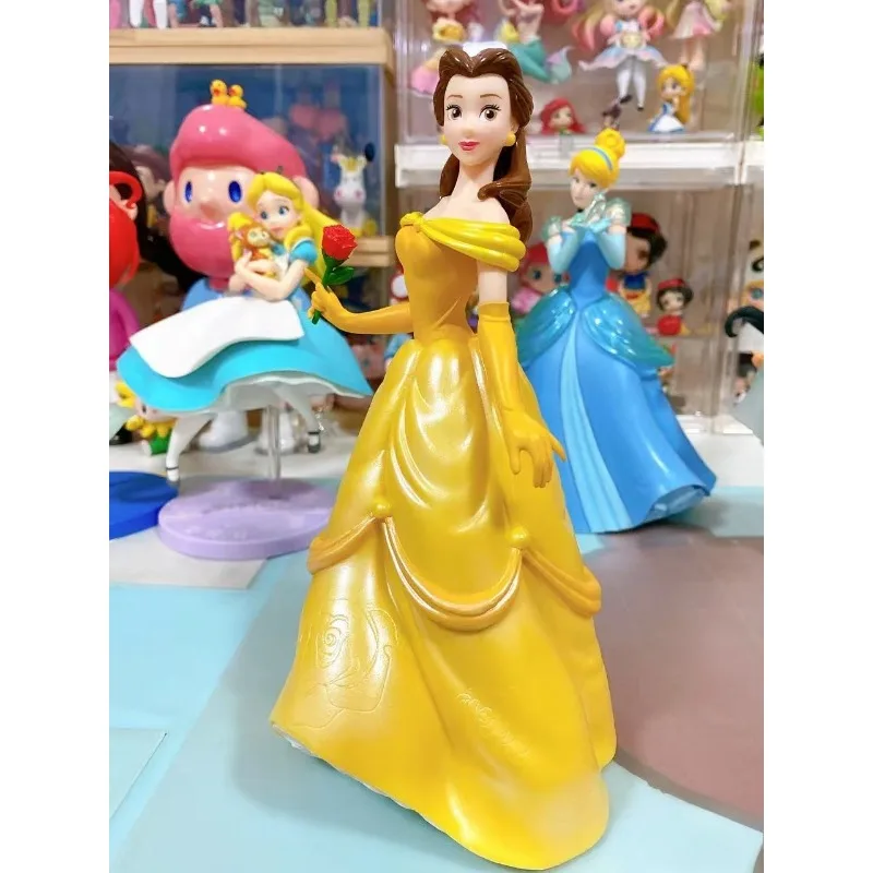 18 سنتيمتر أنيمي الشكل الجمال والوحش الأميرة حسناء سندريلا عمل الشكل الفيلم الأجهزة الطرفية سطح المكتب زخرفة هدية عيد ميلاد