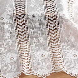 Water Soluble Milk Silk Embroidered Lace Fabric Spring And Summer Women's Dresses Skirt Fabrics For Sewing By the meter