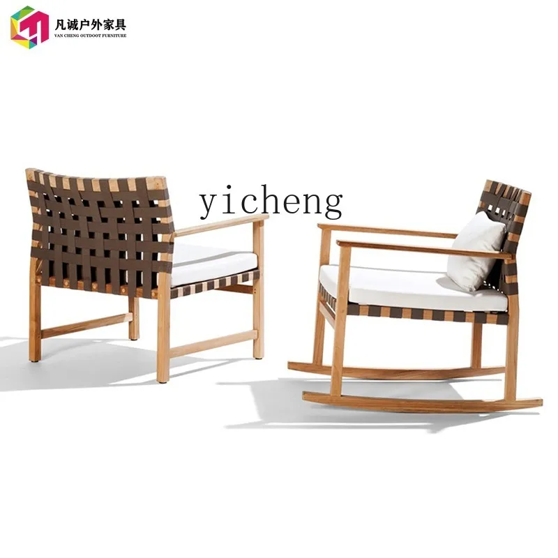 Zc Outdoor Sofa Rattan Chair Furniture Garden Villa Courtyard Combination Balcony Leisure Yard Rattan Waterproof