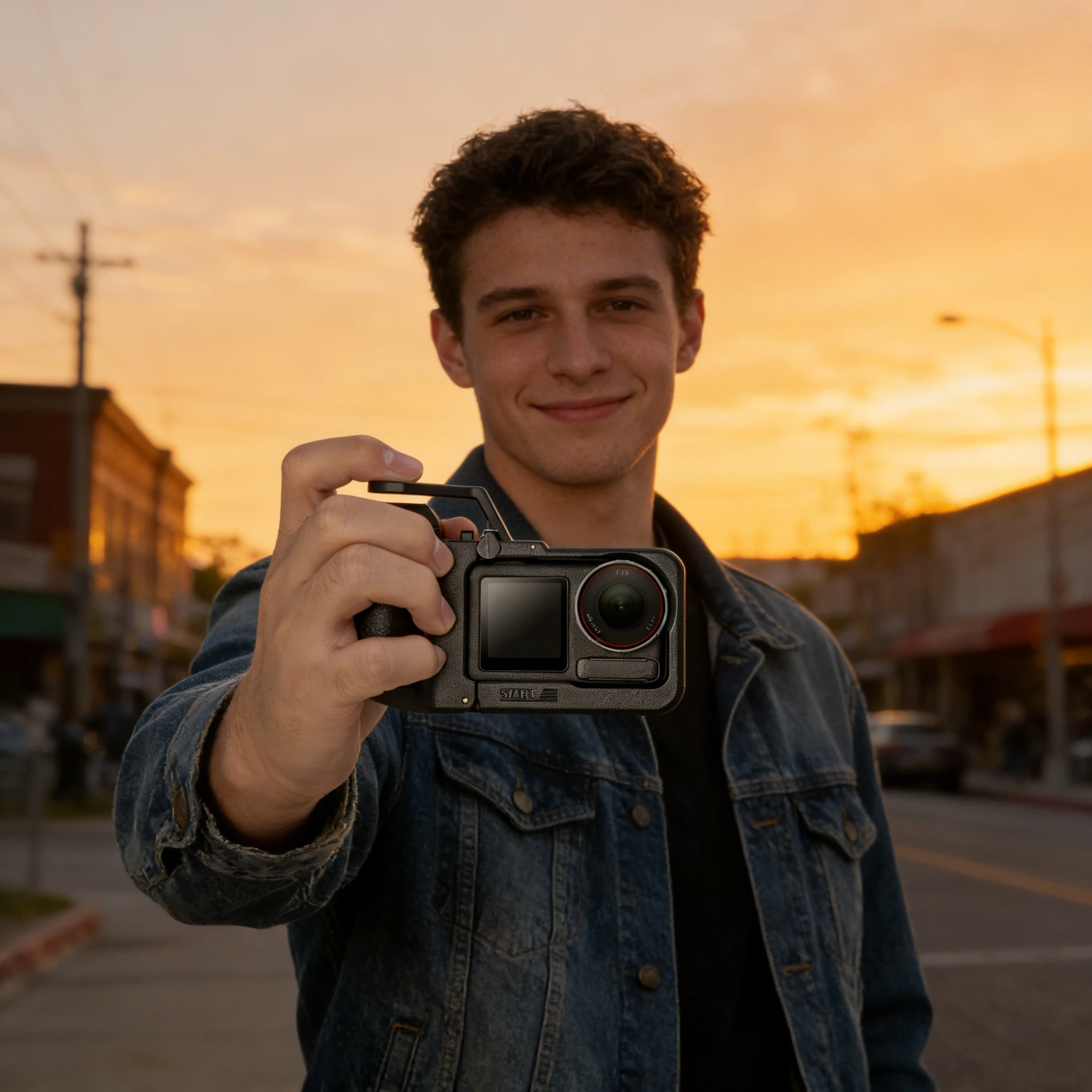 قبضة بطارية ممتدة 3 في 1 لـ DJI OSMO ACTION 5 Pro/4/3 مع برغي 1/4 سريع الإصدار ملحقات كاميرا التصوير في الشوارع