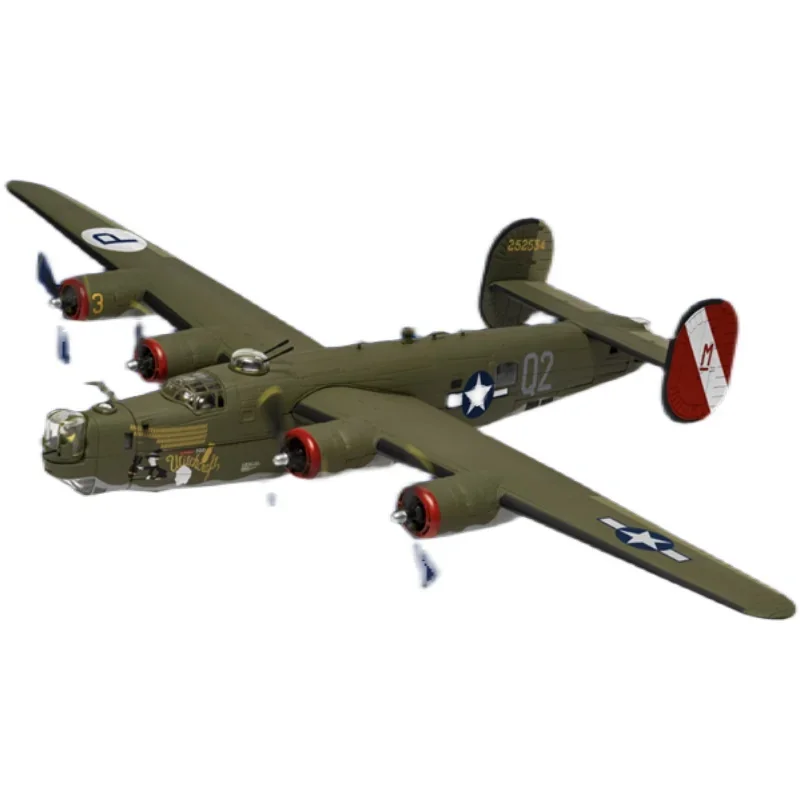 

Diecast Scale 1:72 B-24H Librator 130missions Bomber Finished Static Alloy Simulation Model Collectible Toy Gifts