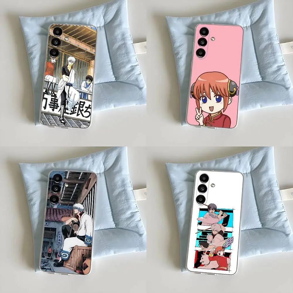 

Anime G-GinTama Phone Case For Samsung S30,25,24,23,21,22,20,10,5G,FE,lite,PIus,Ultra Transparent Cover