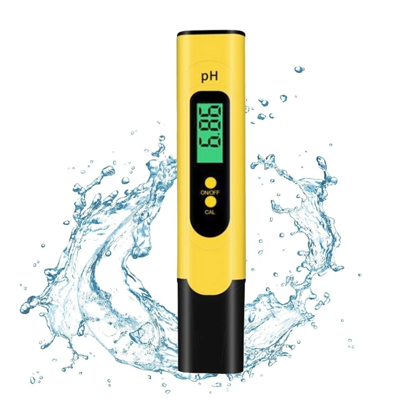 PH Pen Waterproof Pocket Tester, Easy Calibration, Sensitive Probe for Improved Accuracy Durability for Hydroponics