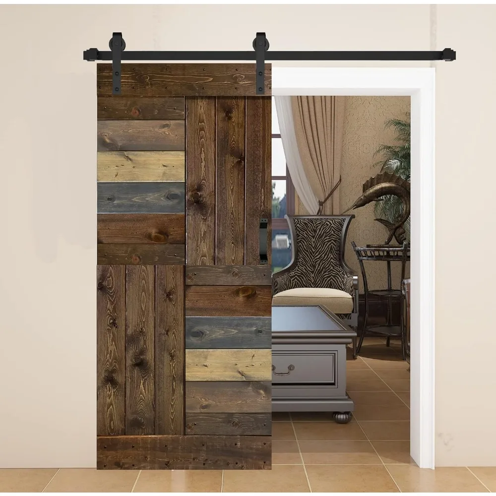 

Серия S, 36 x 84 дюйма, многоцветная отделка, дверца сарая «сделай сам», с комплектом фурнитуры — требуется сборка