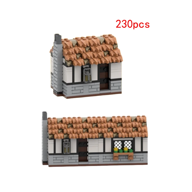 Spot MOC small particle assembled building blocks, building street view models, puzzle and creative educational toys, gifts