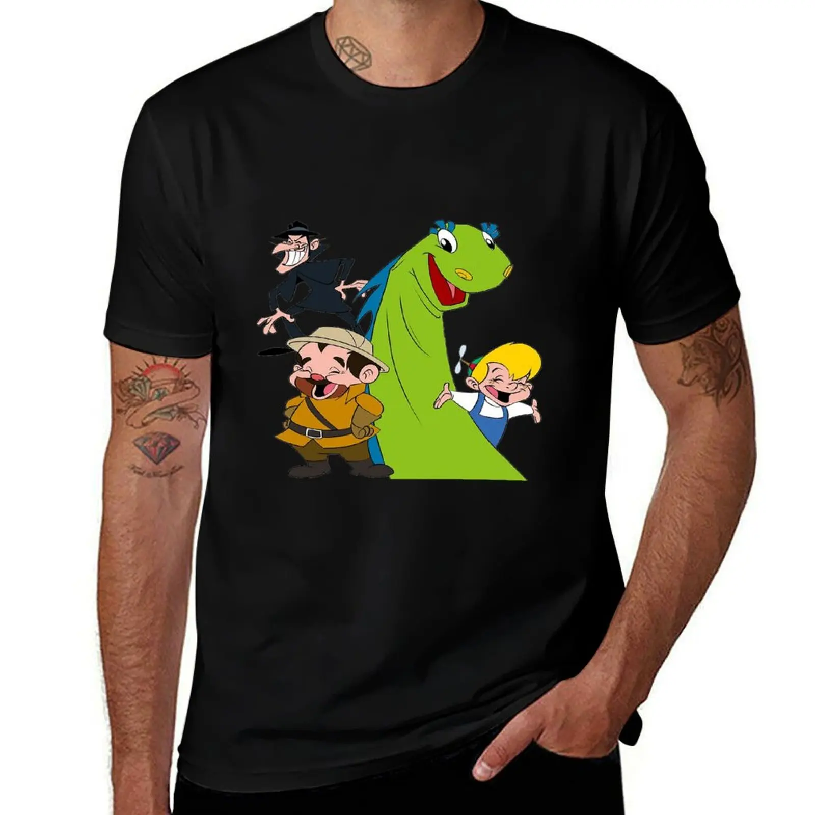 beany and cecil cartoon T-Shirt Basic Daily Outfit Short Sleeve Tee T-Shirt
