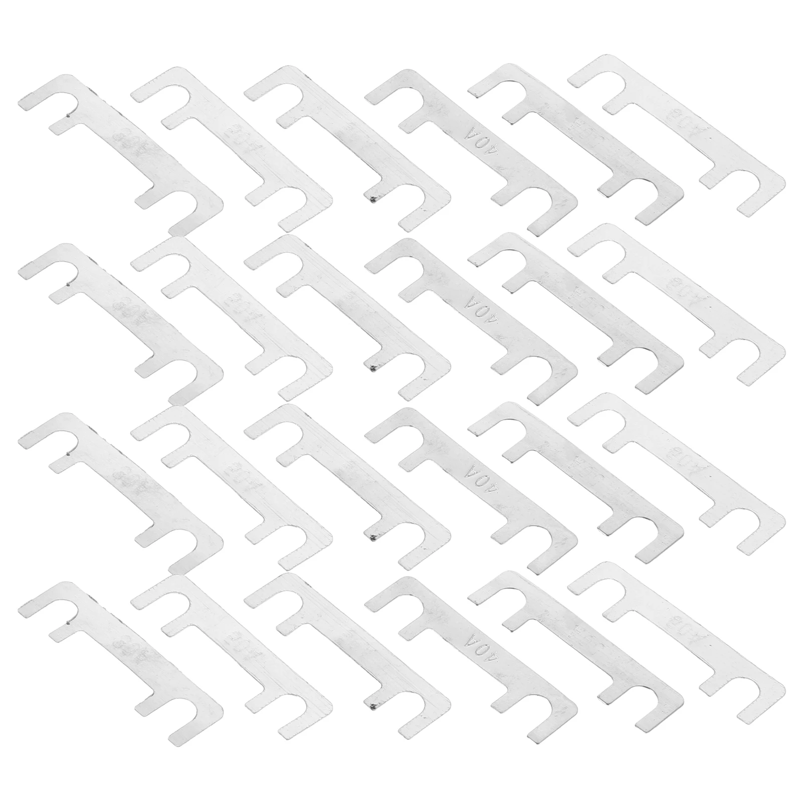

30pcs Car Fuse Replacement Flat Sheet Metal Automotive Plate Vehicles Circuit Protection Easy Installation Precision