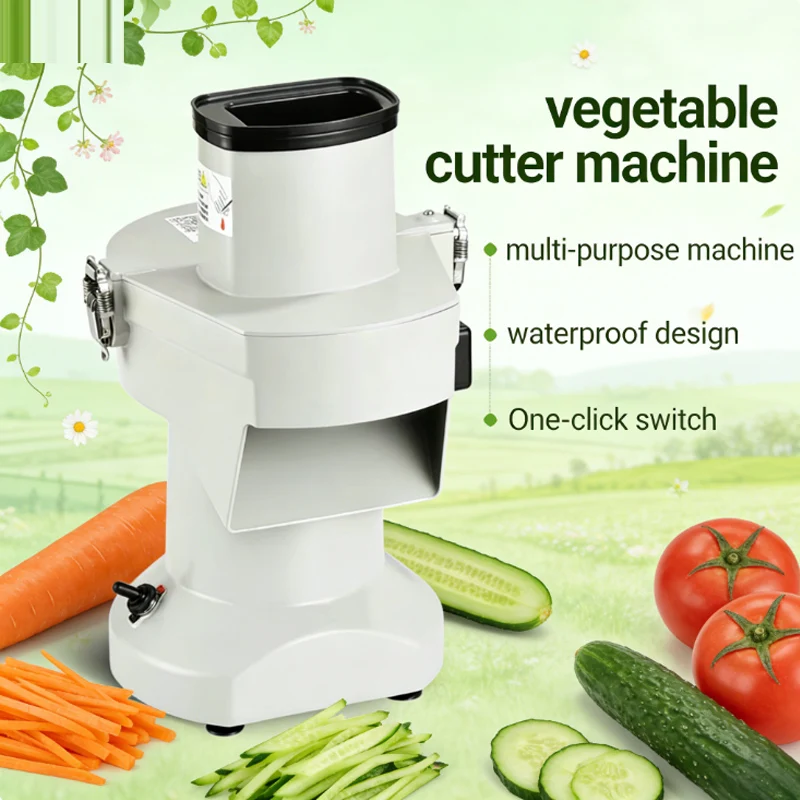 Image of Elektrischer Schneideautomat für Melonen und Obst, Kommerzieller Kleiner Kartoffelschneider, Elektrischer Automatischer Gemüseschneider